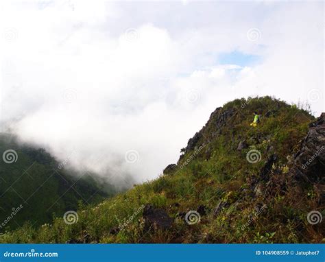 The Peak of Chiang Dao Mountain, Thailand. Chiang Mai Editorial Stock Image - Image of trek ...