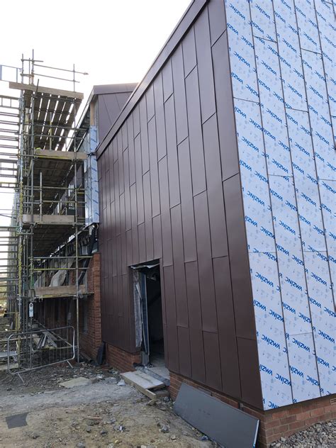 What do you Zinc of this? Progress at LWC – VM Zinc Cladding looks great