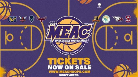 Mens Bracket Set For 2024 MEAC Basketball Tournament Urban Media Today