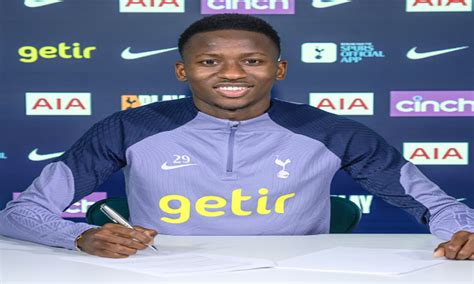 Tottenham Pape Matar Sarr Prolonge Jusquen Senescoop Media