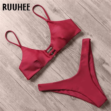 Maillot De Bain Ruuhee Bikini Maillots De Bain Femmes Maillot De