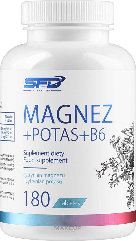 Sfd Nutrition Magnez Potas B Magnesium Kalium B Kosttillskott