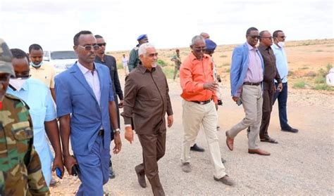 Madaxweyne Ku Xigeenka Puntland Oo Kormeeray Wadada Isku Xirta Garoowe