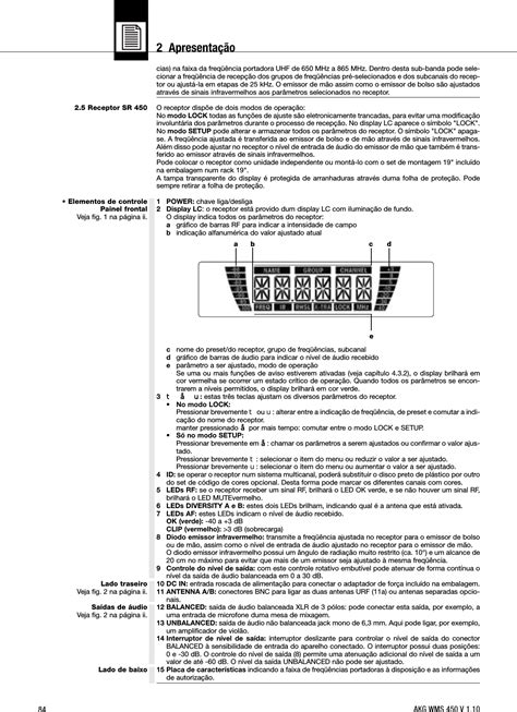 Akg Acoustics Pt Wireless Pocket Transmitter User Manual Wms F R