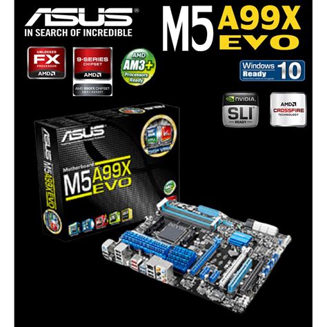 Mainboard Amd Asus M5a99x Evo Socket Am3 มือสอง พร้อมส่ง แพ็คดีมาก แถมถ่านไบออส