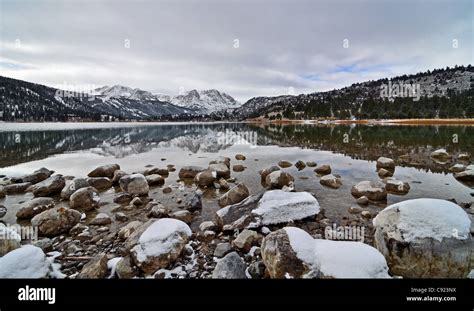 June lake beach campground hi-res stock photography and images - Alamy