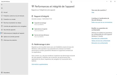 Windows 11 utiliser le contrôle dintégrité du PC korbens