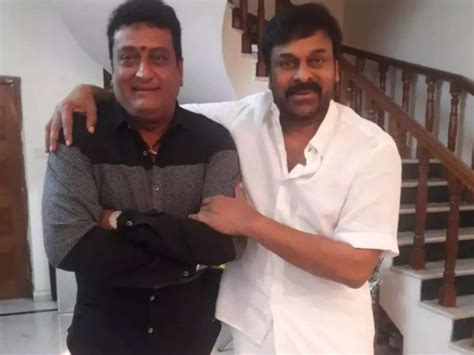 Prudhvi Raj: Comedian Prithvi With Chiru .. Same Megastar Best ...