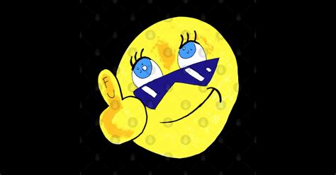Fuck You Emoji Cute Fuck You Emoji Sticker TeePublic