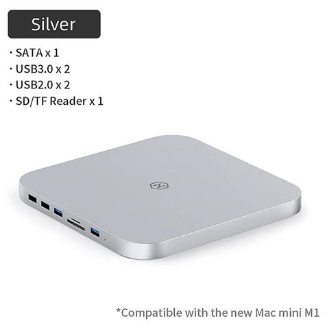 Usb C Hub With Sata Hard Drive Enclosure For Mac Mini Usb 30 Hub For 2020 New Mac Mini M1 Type