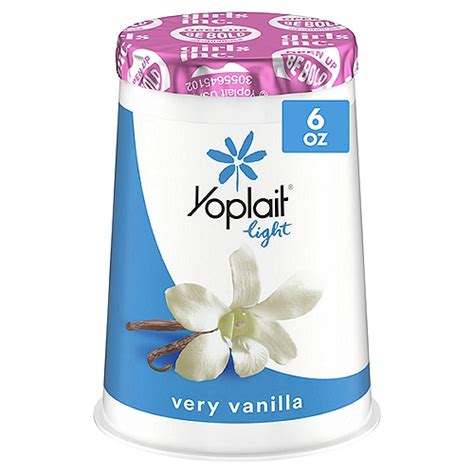 Yoplait Light Very Vanilla Fat Free Yogurt 6 Oz The Fresh Grocer