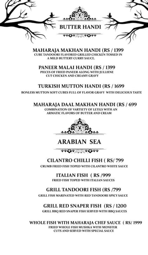 Maharaja Restaurant Menu Karachi - Read 2024 Updated Maharaja Restaurant Menu, Prices, Reviews ...