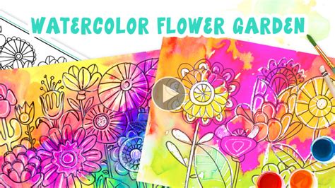 How To Draw A Flower Garden Best Flower Site