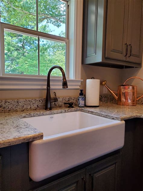 Farmhouse Sink Granite Countertops Idalias Salon