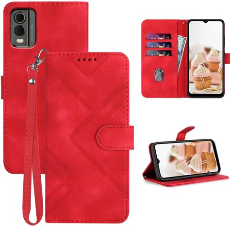 Wuhaizher For Nokia C Case Nokia C Phone Case Pu Leather Flip