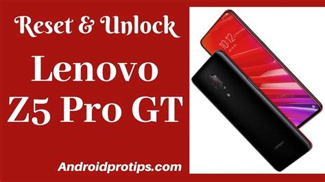 How To Reset Unlock Lenovo Z5 Pro GT YouTube