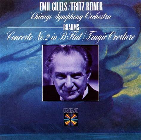 Brahms Concerto No 2 Tragic Overture Emil Gilels CD Album