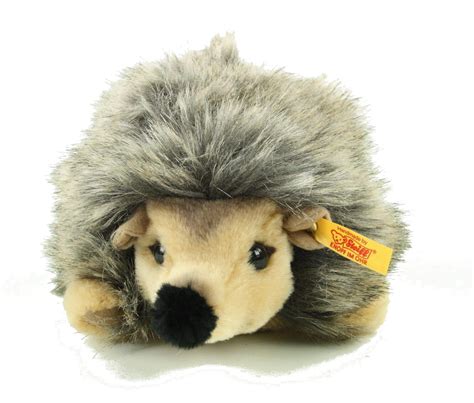 Steiff Igel Joggi liegend grau beige 16 cm Plüschigel Teddys Rothenburg