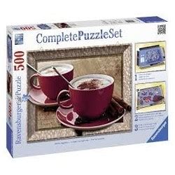 Puzzle Ravensburger De 500 Piezas Set De Base Y Puzzle La Hora Del