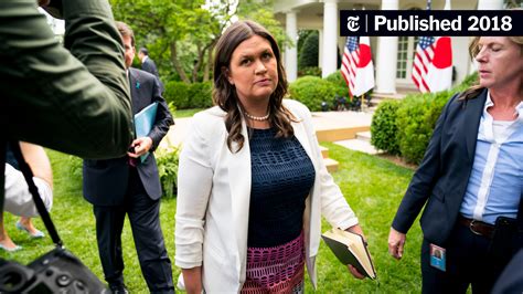 Sarah Huckabee Sanders Was Asked To Leave Restaurant Over White House