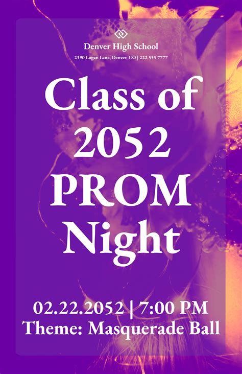 Prom Poster Template