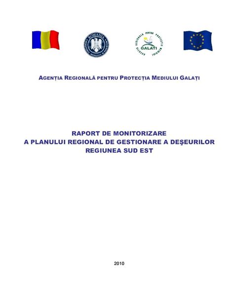 PDF RAPORT DE MONITORIZARE A PLANULUI REGIONAL DE Metodologia şi