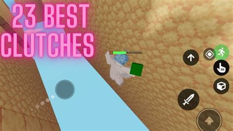 My 23 Best Clutches In Roblox Bedwars Youtube