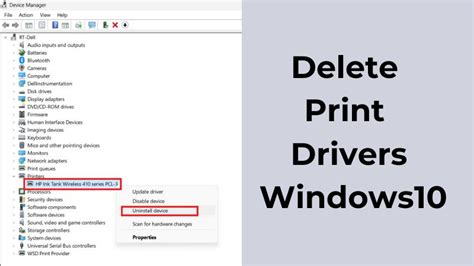 Remove Print Drivers Windows 10 Guide