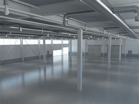 Modern Warehouse interior model - TurboSquid 2057513