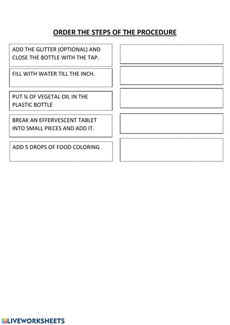 Lava Lamp Experiment Interactive Worksheet - Scienceworksheets.net