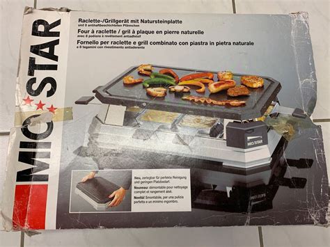 Raclette Grill mit Natursteinplatte für 8 Personen Mio Star Kaufen