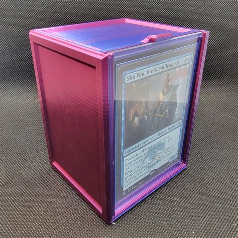 Limited Run 3d Printed Top Loader Deck Box Mtg Edh Etsy