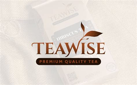 Tea Company Logo Design – TeaWise Logo Template