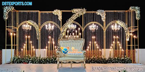 Fusion Wedding Metal Arch Backdrop Setup DST International