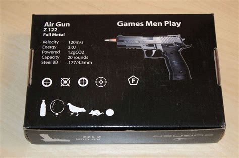 Пистолет пневматический BORNER Z122, кал. 4,5 мм — купить в интернет ...