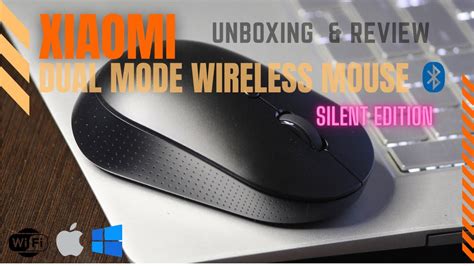 Xiaomi Mi Dual Mode Wireless Mouse Silent Edition Black YouTube