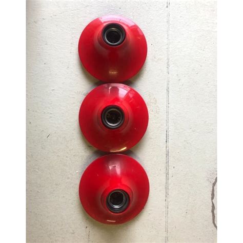 LAMPADA Da PARETE Teti 3 LUCI DESIGN Vico Magistretti ABS ROSSO Per