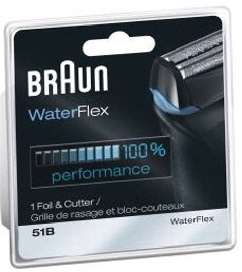 Braun 51b Replacement Foil And Cutter Blade Set Fits Braun Waterflex