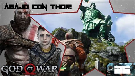 God Of War PS4 DESAFIO Cap 26 Derribemos La Estatua De Thor