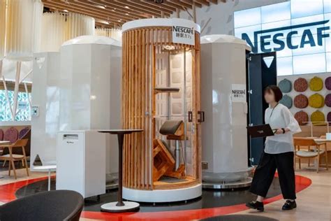 We Take A Giraffe Nap In A Standing Sleep Pod At A Cafe In Tokyo