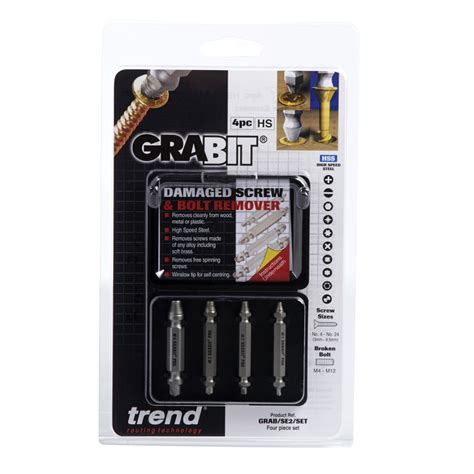 Grabit Damaged Screw Bolt Remover Set Toolstation