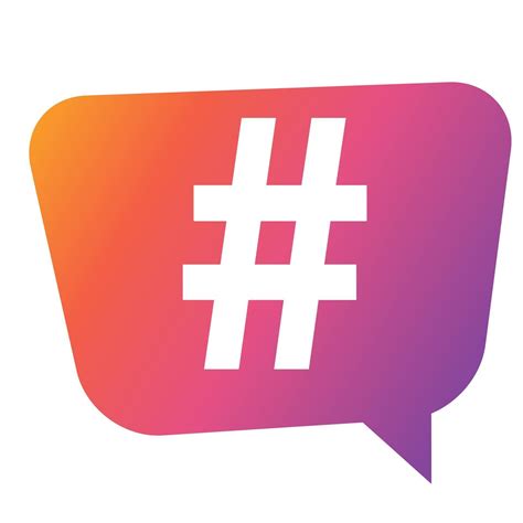 diseño de plantilla de icono de hashtag ilustración vectorial 2754778