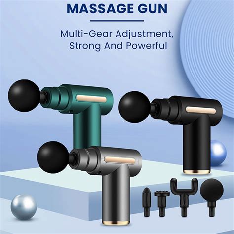 4 Heads Massage Gun Muscle Relaxation Percussive High Frequency