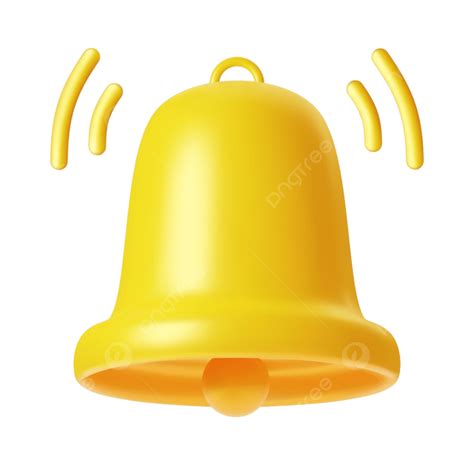 Notification Bell Clipart Transparent Background 3d Notification