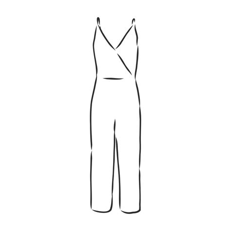 Jumpsuit Vector Sketch Vector Art At Vecteezy