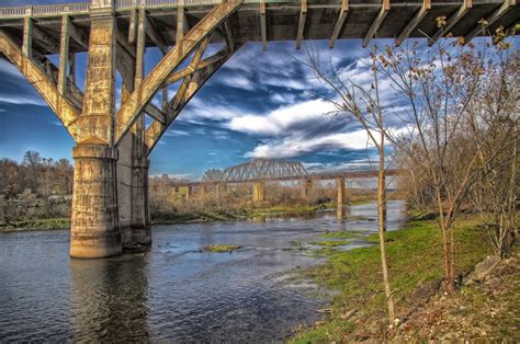 Cotter Bridge Over The White River In Cotter Ar Cotter Is The Catfish