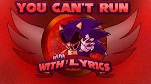 MaimyMayo You Can T Run WITH LYRICS Sonic Exe Mod Cover FRIDAY