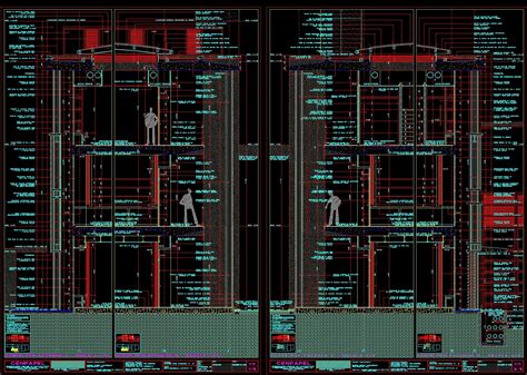 Section Facade Dwg Full Project For Autocad • Designs Cad