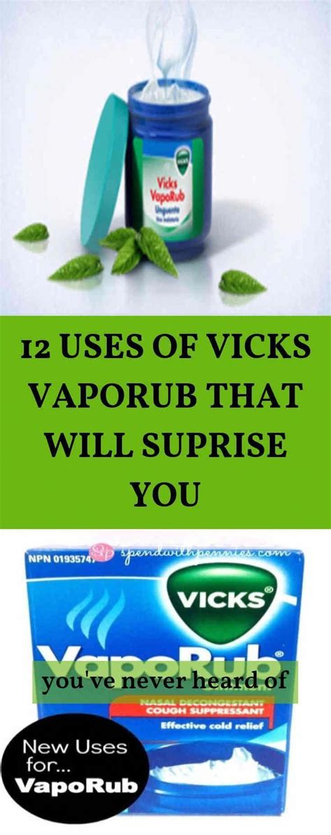 VapoRub Tricks Vicks Vaporub Vicks Vaporub Uses Vicks