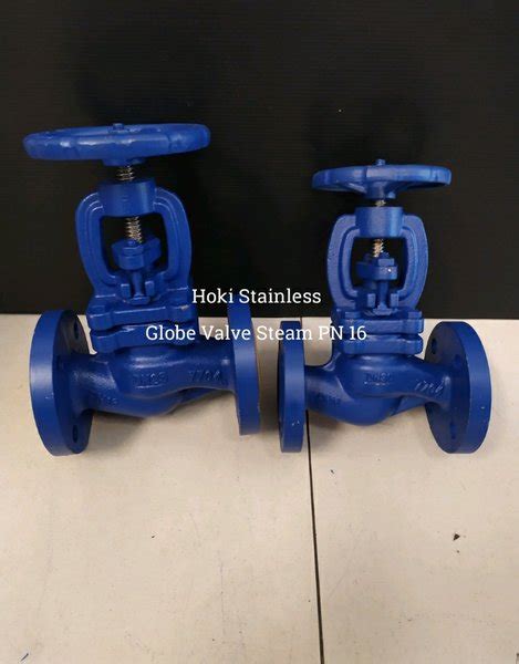 Jual Globe Valve Steam Cast Iron PN 16 Flange 4 Inch DN 100 Di Lapak